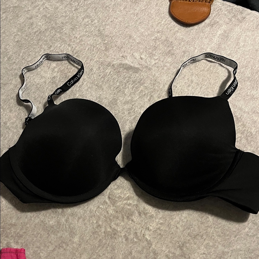 Calvin Klein Black Padded Bra